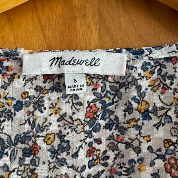 Madewell Carmelina Flutter-Sleeve Top - Picture 11 of 12